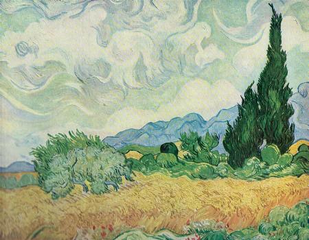 Van Gogh. Cornfield